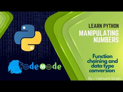 Function Chaining and Data Type Conversion in Python || Type casting in python || CodeMode