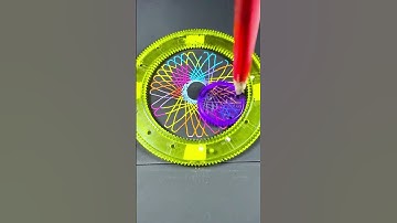 Multi color Spirograph Art #spirograph #satisfying #spiroart #trending #shorts #youtubeshorts #art