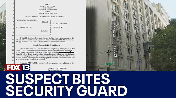 Shoplifting suspect with HIV bites security guard, breaks skin | FOX 13 Seattle