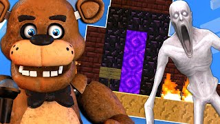 We Opened an SCP PORTAL in SKYBLOCK?!  Garry's Mod Multiplayer Roleplay (Gmod Minecraft)