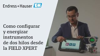 Como configurar y energizar instrumentos de dos hilos desde la FIELD XPERT screenshot 4