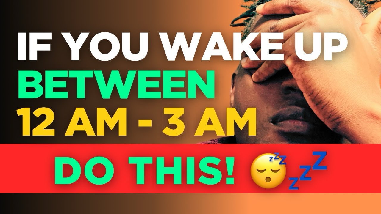 If You Wake Up Between 12AM & 3AM, Do This! | 💤🔥🙏🏾 Joe Benjamin - YouTube
