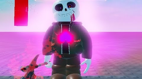 Final insanity showcase. (Weird sans fighting game.)