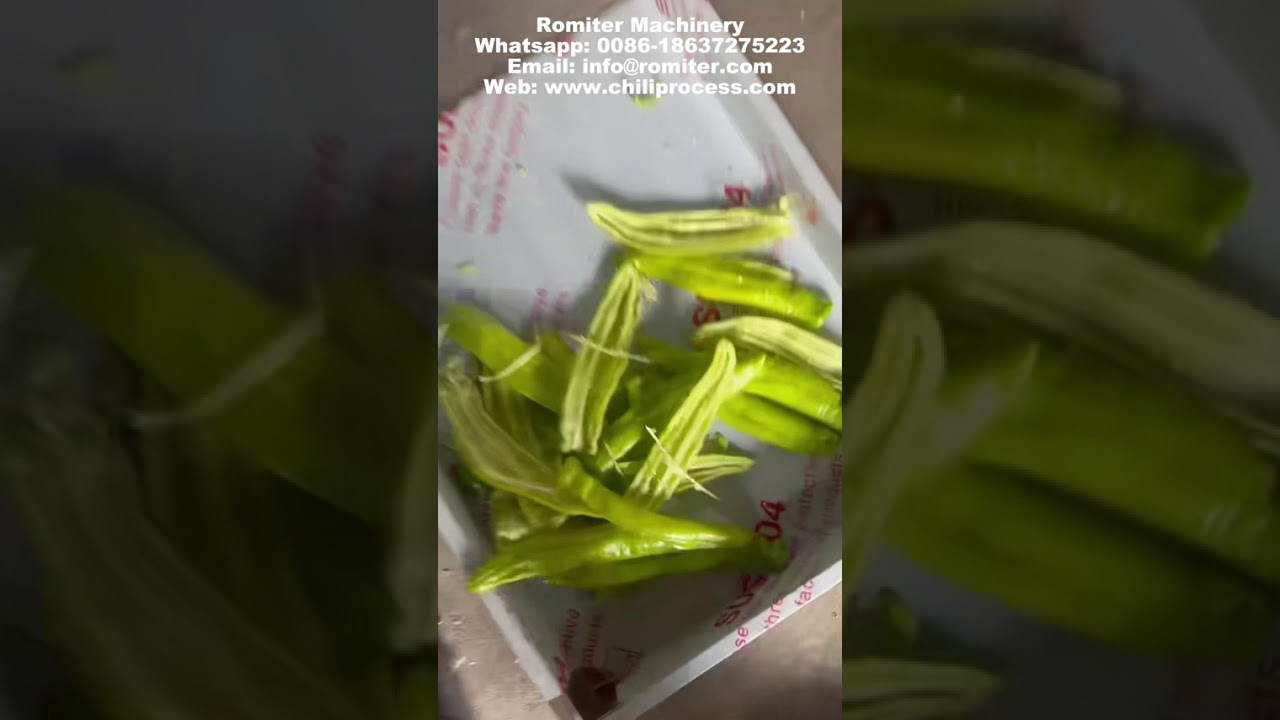 Automatic Chili Pepper Half Dividing Cutting Machine