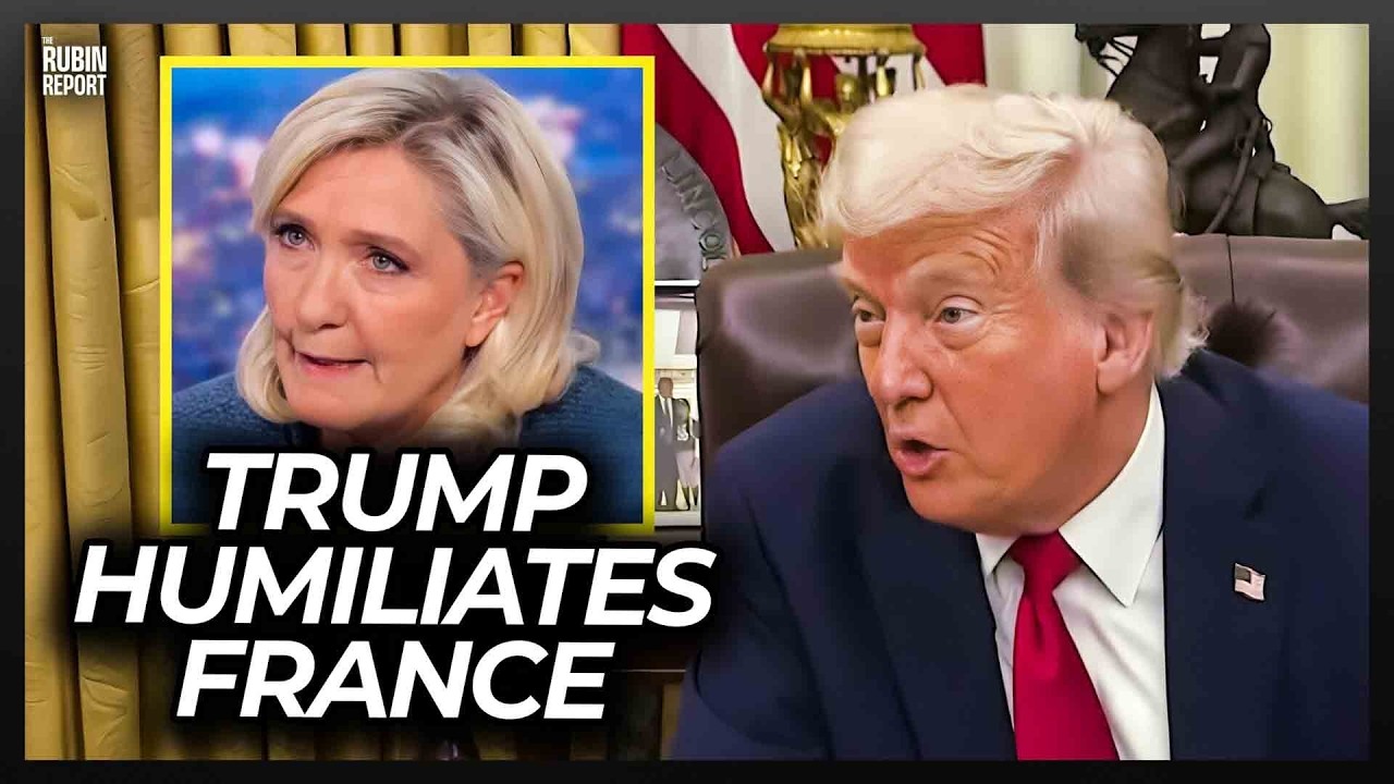 Press Sits In Awkward Silence as Trump Humiliates France