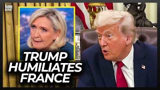 Press Sits In Awkward Silence as Trump Humiliates France