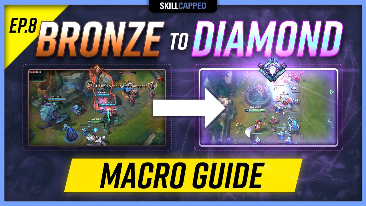 How To Macro In Low Elo - Bronze To Diamond Challenge! Ep 8. League Of Legends