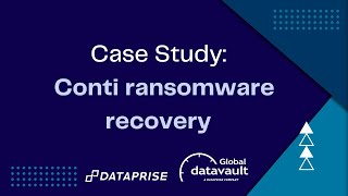 Case study: Conti ransomware recovery