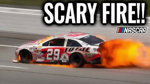 INSANE NASCAR Fire Moments You Won’t Believe