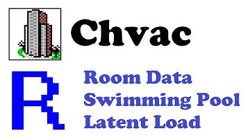 Elite Software Chvac Load Calculations - Entering latent loads for swimming pools and spas
