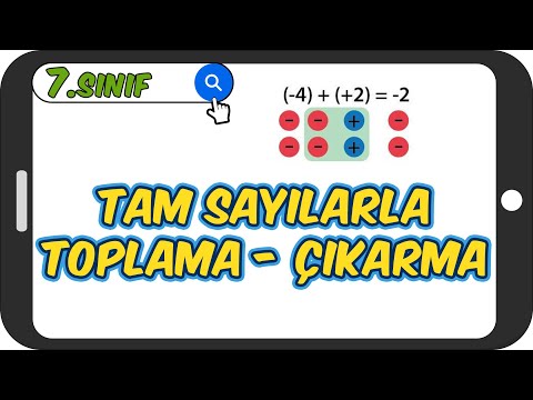 Video: Aynı işaretli tam sayıları nasıl çıkarırsınız?