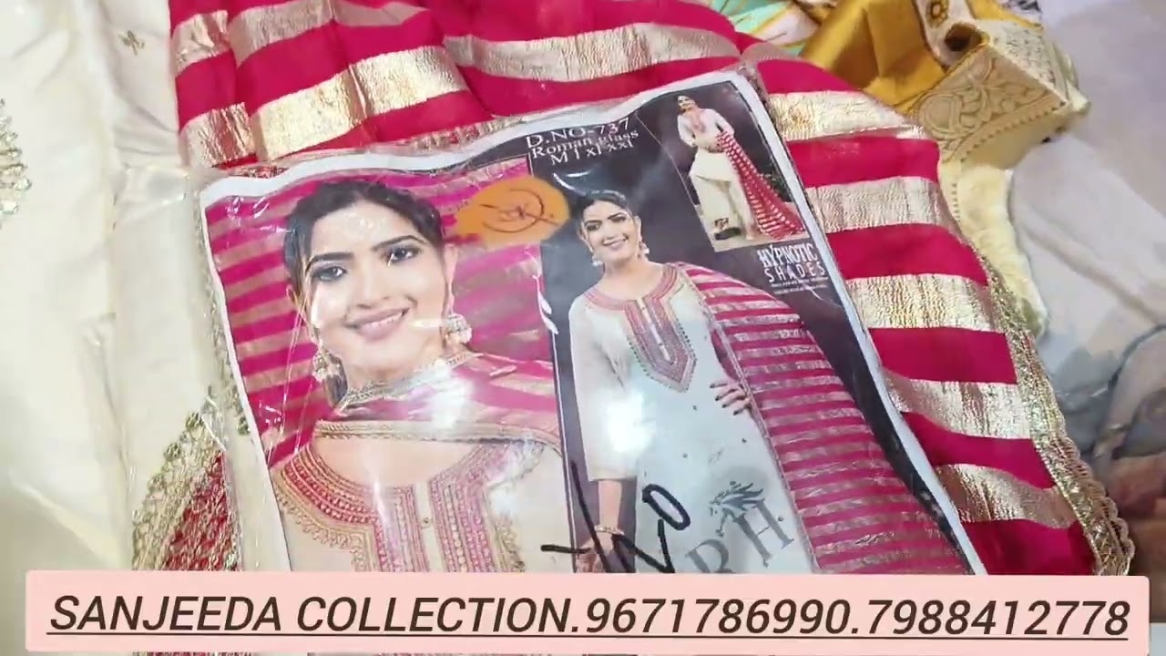 Premium quality celebrity article readymade suit in Ambala wholesale shop sanjeeda collection a city