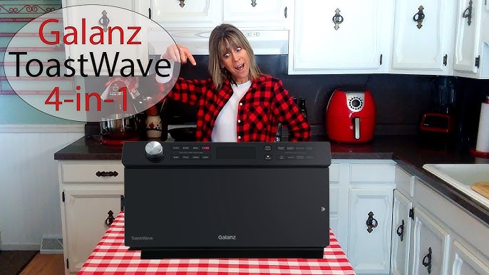 Galanz 1.2 Cu. ft. Stainless Steel 4-in-1 ToastWave with Humidity Sensor & Inverter Technology, Stainless Steel