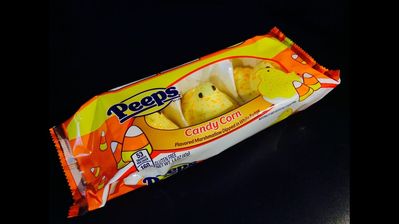 Candy Corn Peeps (w/ White Chocolate Fudge) R.I.P. Reviews YouTube