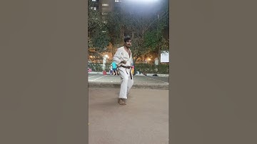 cross block with outer punch🥋#shorts #karate #japanese