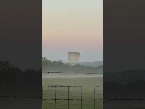 Nuclear Plant Tower Collapses in Controlled Demolition