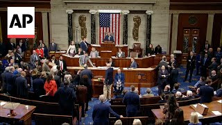 Moment when US House passed billions in aid for Ukraine and Israel