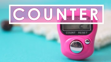 DIGITAL ROW COUNTER | Knitting Tools