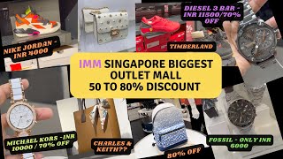 Singapore Biggest Outlet Mall - 50 to 80% Off on Shoes, Watches, Nike, Diesel, Michael Kors - Hindi.