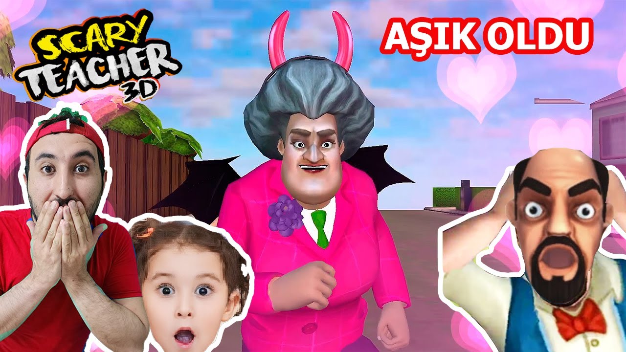 KIZGIN ÖĞRETMEN KEPÇEYE AŞIK OLDU AMA NASIL !😱 SCARY TEACHER 3D OYNUYORUZ! BANU ALYA | OYUNA GEL