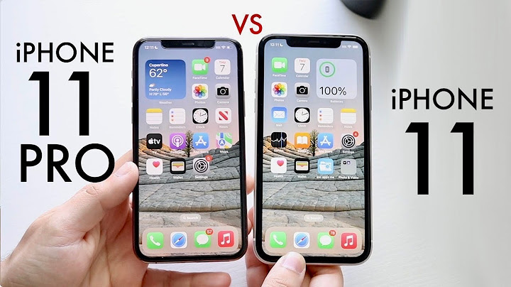 Difference in iphone 11 and 11 pro