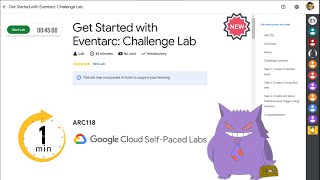Get Started with Eventarc: Challenge Lab | #2024 | #ARC118 |#qwiklabs