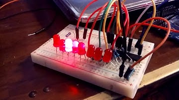 Larson Scanner 74HC595 Arduino