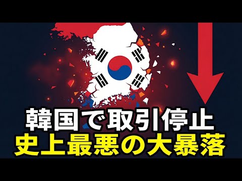 【図でわかる】なぜ韓国だけ大暴落？634兆ウォンが消えてパニック状態