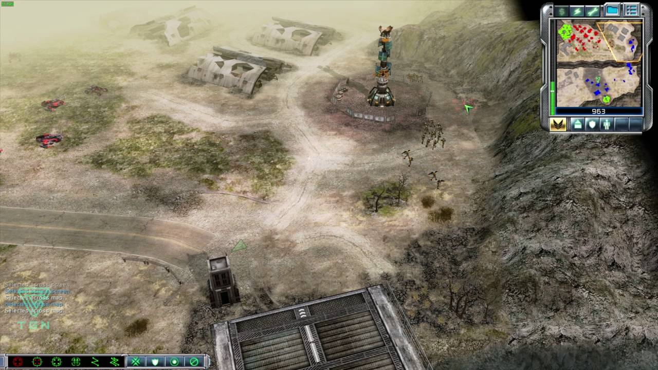 CnC  3 Tiberium Wars GDI Campaign Level 1 (Hard) HD (Commentary)