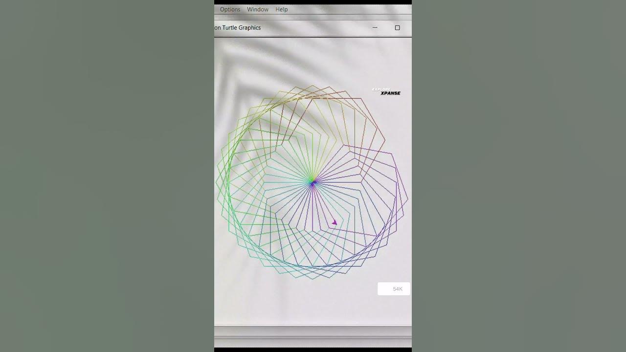 Mesmerizing Hexagon Pattern! Python Pygame Code - YouTube