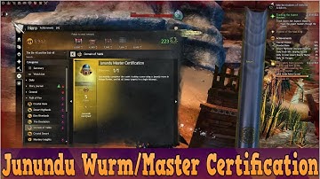 ⏺GW2 Path of Fire - Junundu Wurm Certified / Master Certification Achievement Guide⏺