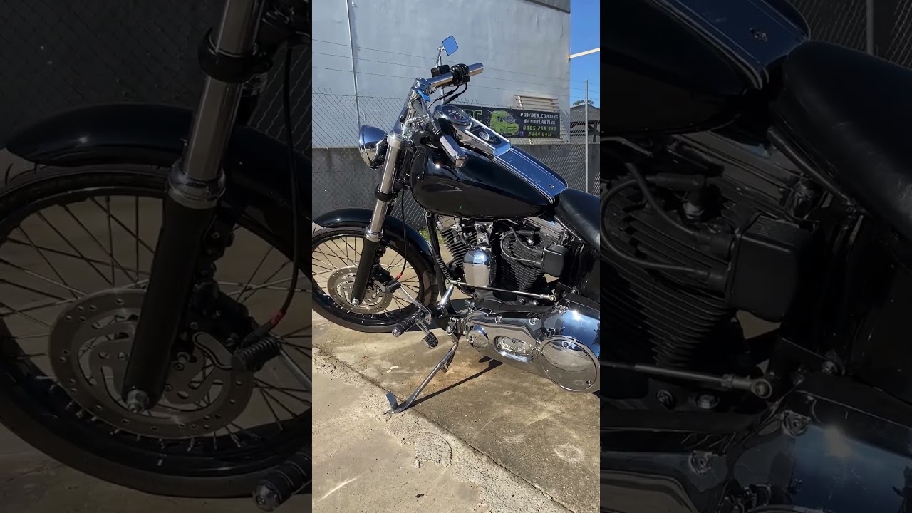 1995 Harley Davidson Softail Evo is heading home for its 1000km run in 🔥 Andrew’s EV46 cam is 💪🏼