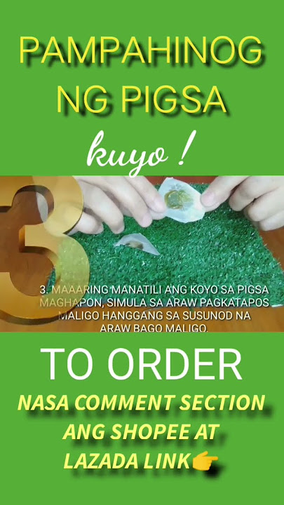 GAMOT SA PIGSA PAMPAHINOG NG PIGSA/ KUYO. SHOPEE LINK:  https://shope.ee/8evKqoRzzF