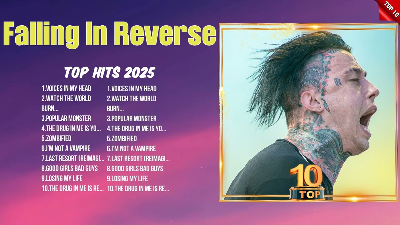 Falling In Reverse Hot New Music 2025 ~ Trending Songs ~ Best Tracks