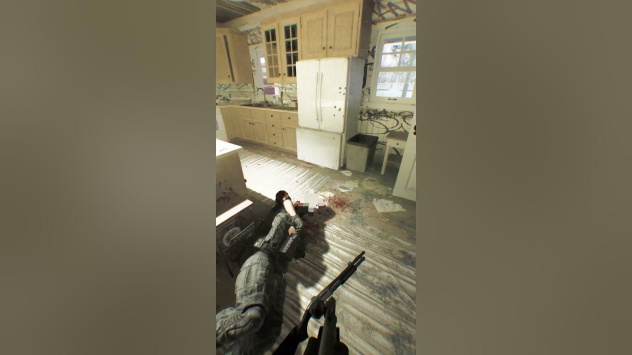 Brutal Shotgun Kill in Realistic Looking Game! - Bodycam #bodycam #realistic