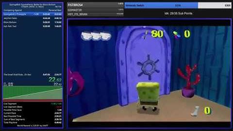 SS:BFBB Cheat% Speedrun in 2:31.58