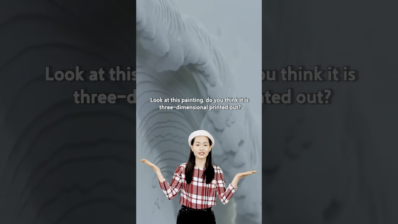 Turning papers into sculptures! It's addictive to watch the stretching moment!