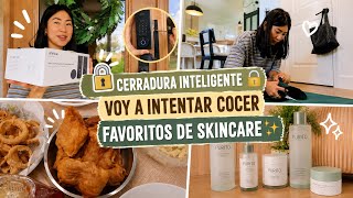 🔐 Instalamos Cerradura de ANNKE Inteligente + Cocere Por Primera Vez + Favoritos De Skincare ✨