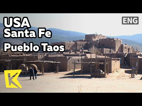【K】USA Travel-Santa Fe[미국 여행-샌타페이]푸에블로 타오스/Pueblo Taos/Indian Village/Adobe/Souvenir Shop/UNESCO