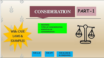 Consideration-Types & Essentials / #Limitlesslearning