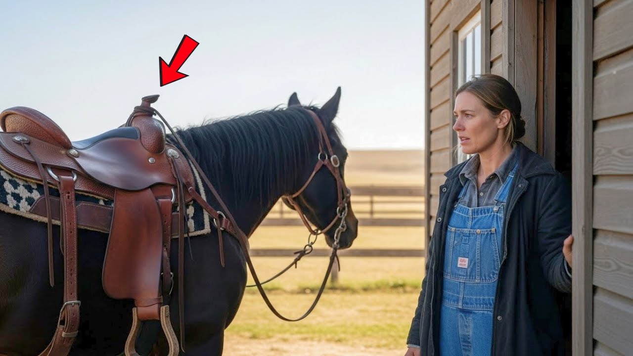 Widow Finds a Starving Horse at Her Door — And Realizes It Carries Her Husband’s Saddle Home
