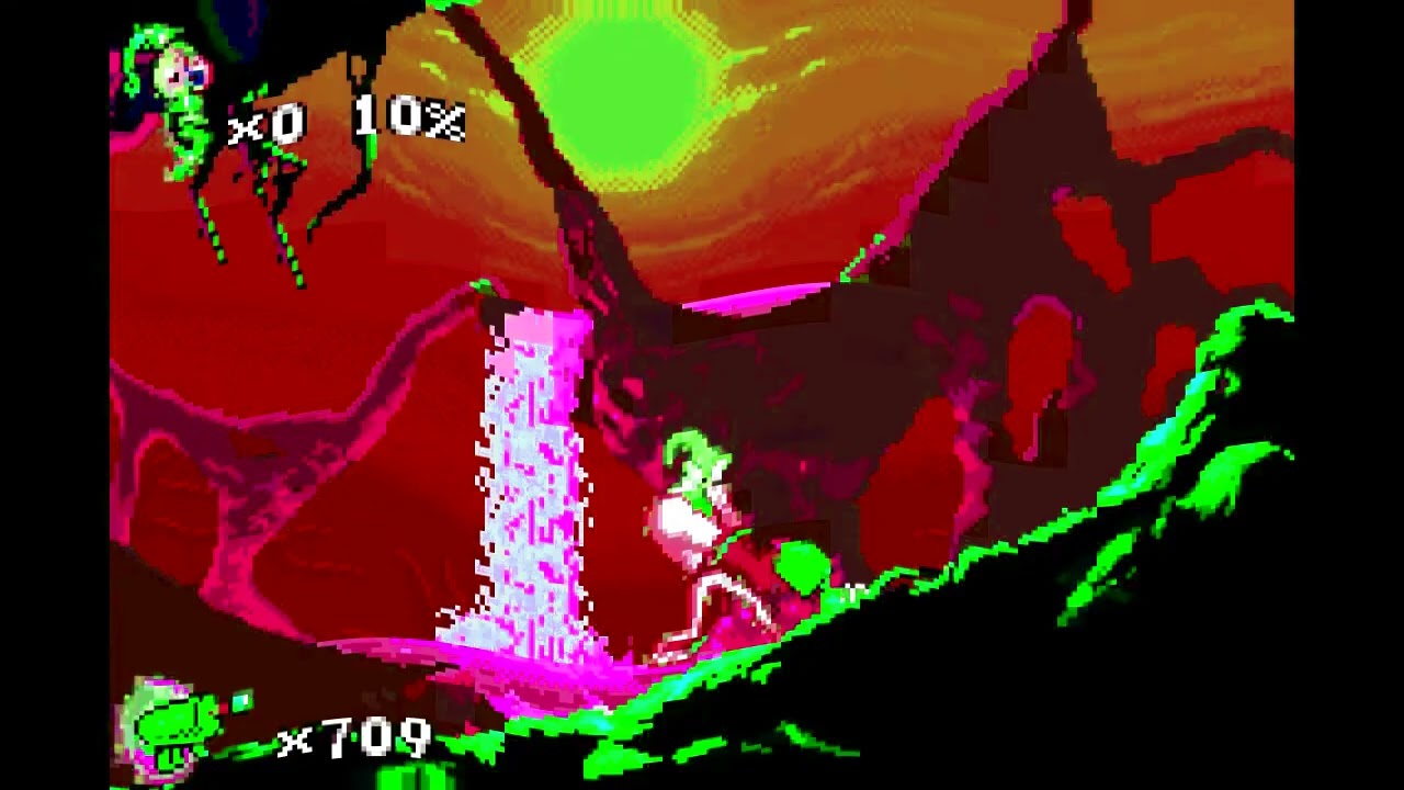 Game Over Earthworm Jim 2 GBA Effects | Preview 2 V17 Effects