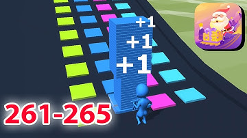 Stack Colors - Level 261-265 - NEW GAME - New Update Gameplay Walkthrough - All Level (iOS, Android)