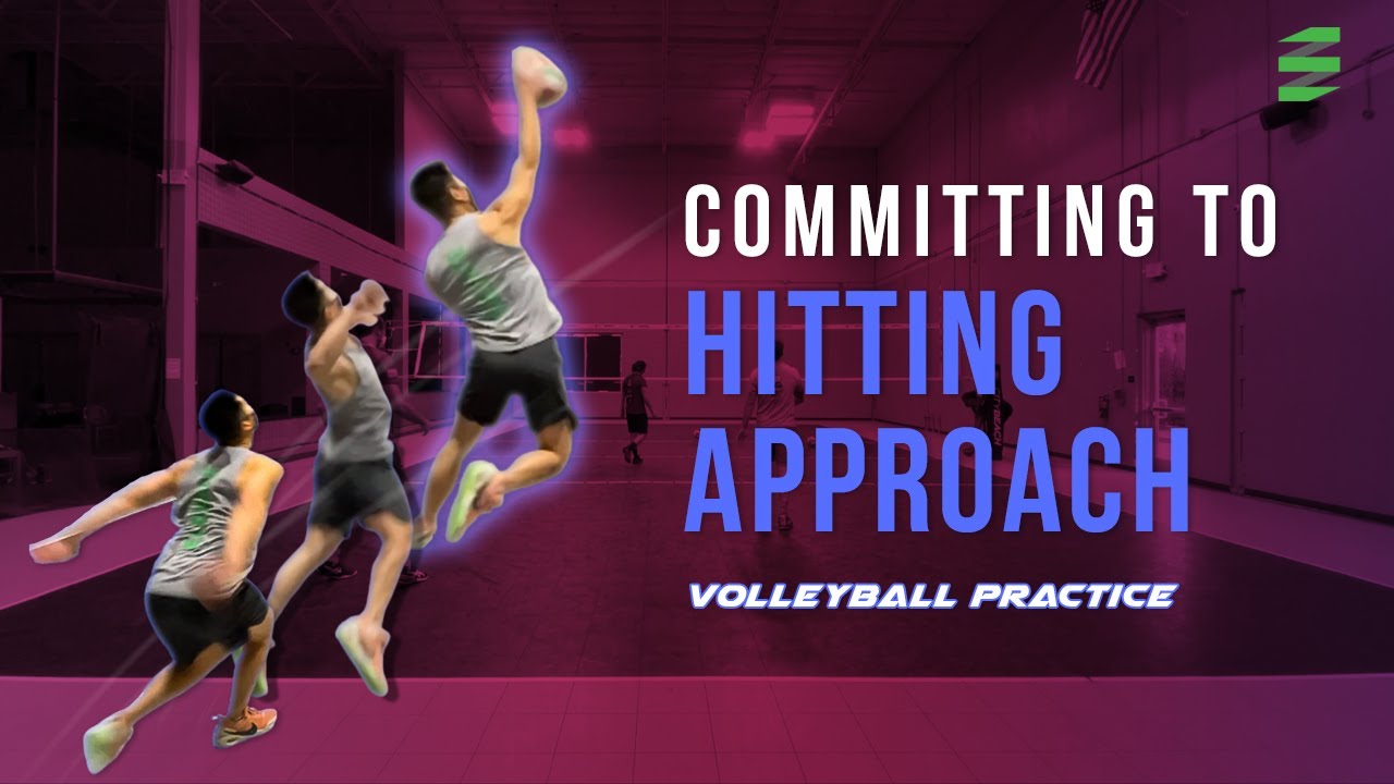 Committing To Hitting Approach | Volleyball Practice