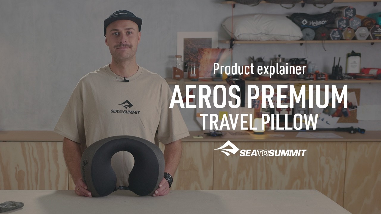 Preview of Aeros Premium Travel Pillow | Support for Upright Sleep | Product Explainer
