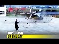 Helicopter crash caught on camera