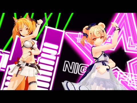 [MMD] 「명일방주」 굼&소라로 Luka Luka ★ Night Fever