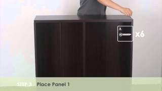 How to Assemble Furinno 9090 Storage Shelf
