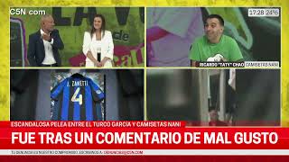 EL TURCO GARCÍA, su MUJER y CAMISETAS NANI en C5N tras la PELEA: DISCULPAS y TEMA CERRADO