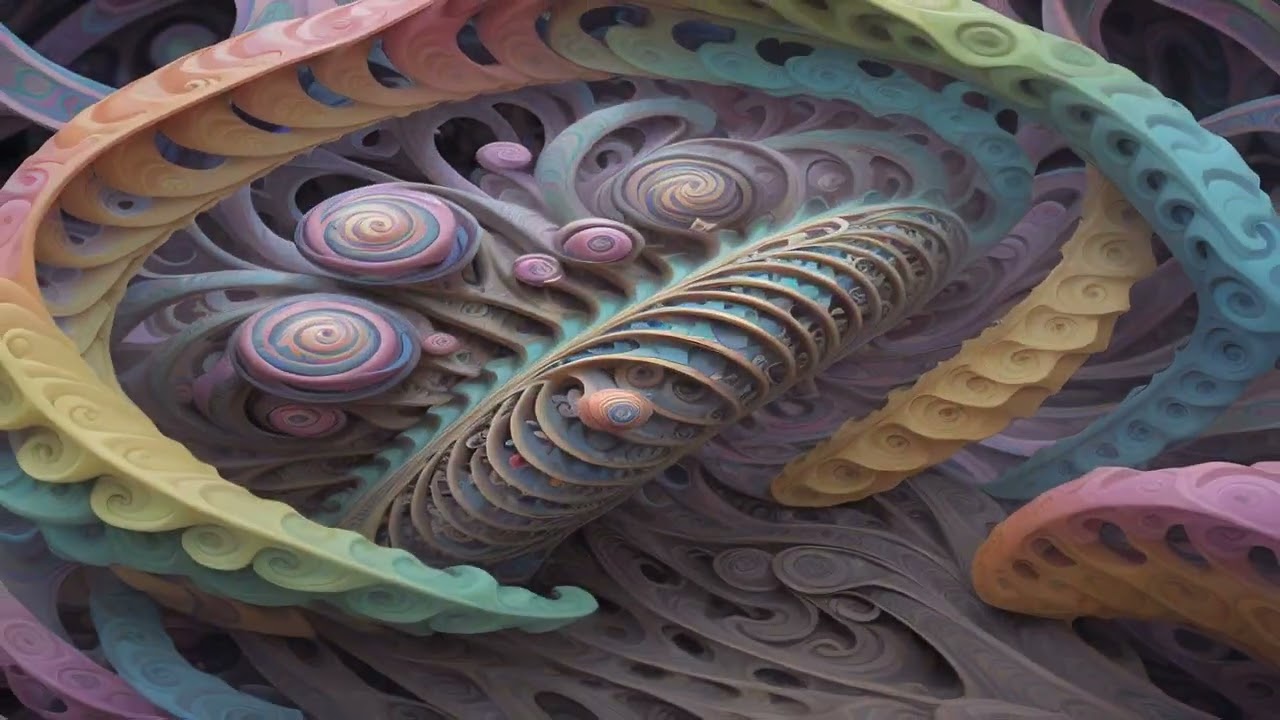 High Ride -1 Hour 20 Minute Meditation 4k AI Visuals Trippy Calming Music